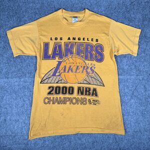 Vintage 2000 NBA Los Angeles Lakers Championship Graphic T-Shirt Size M